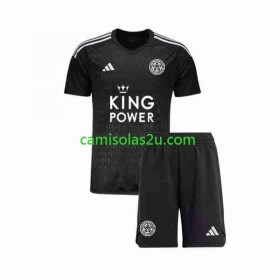 Camisolas de futebol Leicester City Guarda Redes Criança Equipamento 3ª 2023/24 Manga Curta